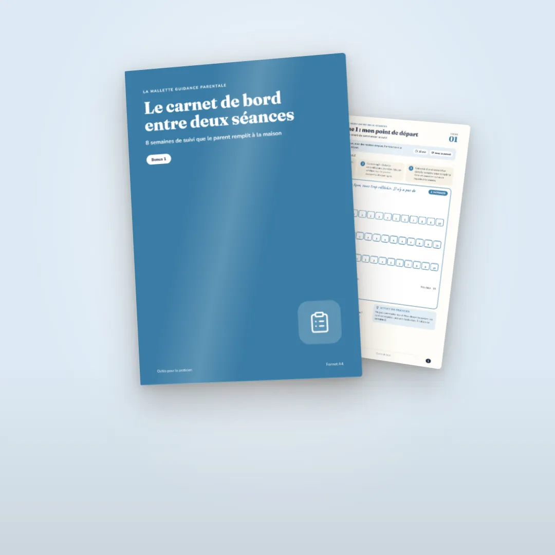 Bonus Le carnet de bord entre deux séances